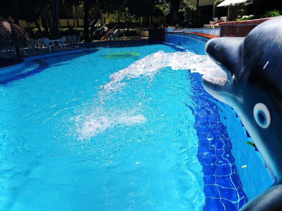 Praia de PipaSolar De Pipa Elegance Flat - Frente Piscinaアパートメント エクステリア 写真