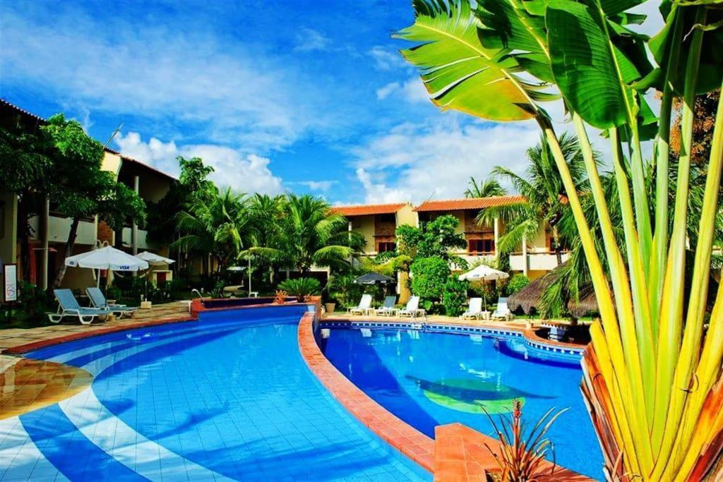 Praia de PipaSolar De Pipa Elegance Flat - Frente Piscinaアパートメント エクステリア 写真